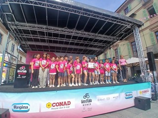 Saluzzo, partenza del Giro d'Italia Women