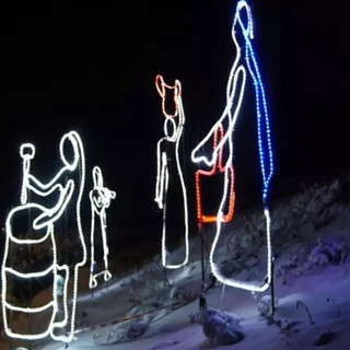 Il Presepe di Luci di Mango (ph.visitlmr.it)