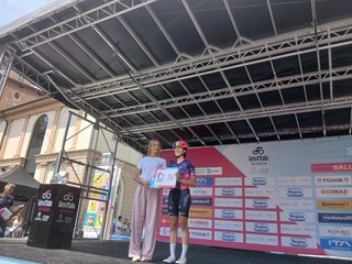 Saluzzo, partenza del Giro d'Italia Women