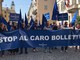 Singolare protesta di Confartigianato Cuneo: consegnati alla Prefettura due bancali di bollette [FOTO E VIDEO]