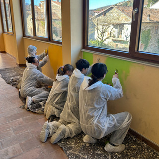 La scuola si fa bella a Priola, grazie alla collaborazione con il “Baruffi” di Ceva