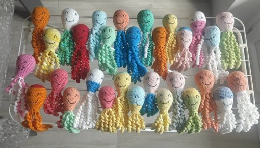 Cuneo: donati 30 “polpetti” alla Neonatologia e Terapia Intensiva Neonatale dell'ospedale Cuneo: donati 30 “polpetti” alla Neonatologia e Terapia Intensiva Neonatale dell'ospedale