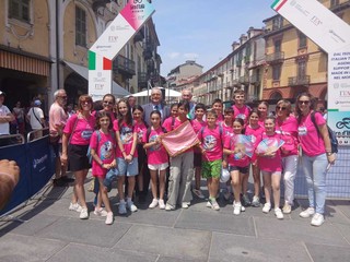 Saluzzo, partenza del Giro d'Italia Women