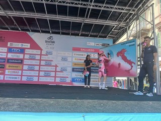 Saluzzo, partenza del Giro d'Italia Women