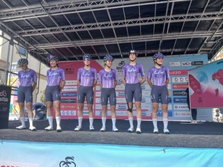 Saluzzo, partenza del Giro d'Italia Women