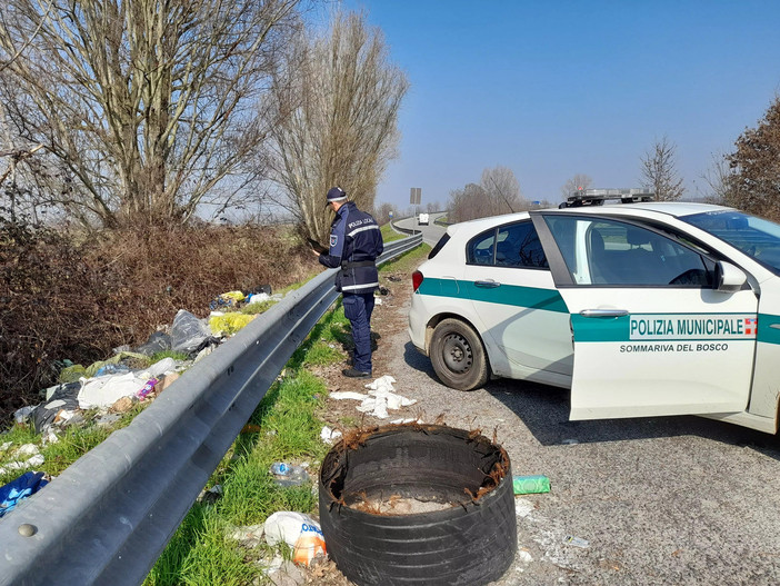 La Polizia Locale di Sommariva del Bosco contro il degrado urbano