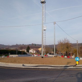 Proseguono i lavori per la sistemazione definitiva della rotatoria in località Olle a Vicoforte