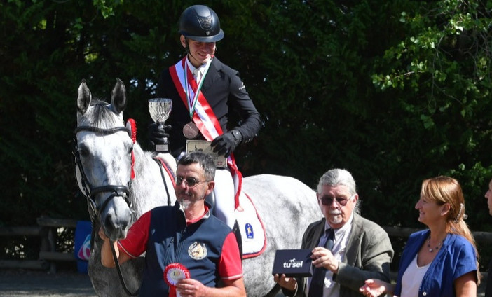 Due medaglie per l'Ippica Monregalese ai regionali di dressage Due medaglie per l'Ippica Monregalese ai regionali di dressage