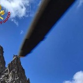 Alpinisti francesi bloccati a 2.600 metri di quota in Valle Gesso: recuperati illesi Alpinisti francesi bloccati a 2.600 metri di quota in Valle Gesso: recuperati illesi