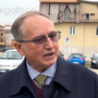 Mario Roggero, all'uscita del tribunale di Asti
