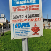 Borgo San Dalmazzo, il 4 giugno apertura della sala prelievi dell'Avis per raccogliere sangue