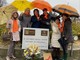 Cuneo, l'iniziativa di Zonta club Cuneo alla rotonda di corso Francia: rose gialle in ricordo delle donne vittime di violenza