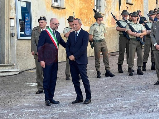 Robaldo con l'onorevole Costa