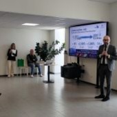 Il presidente Robaldo all'incontro