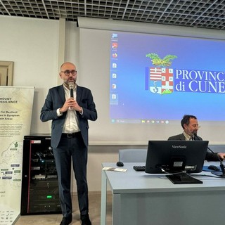 Il presidente della Provincia Luca Robaldo