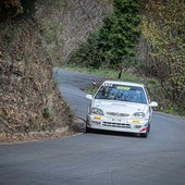 L'equipaggio Dovo-Allais sulle strade della Caravonica-Colle d'Oggia Ph.Rolling Fast L'equipaggio Dovo-Allais sulle strade della Caravonica-Colle d'Oggia Ph.Rolling Fast