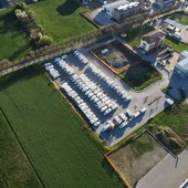 I camper nella zona artigiani (Foto Aimo)