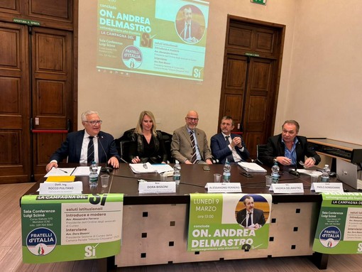 Referendum, il Sottosegretario Andrea Del Mastro a Mondovì per spiegare le ragioni del “Sì”