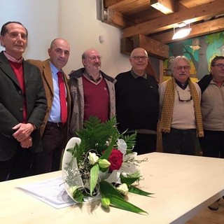 Nella foto al centro Riccardo Mucciarelli con tutti i Presidenti del Parco Alta Valle Pesio e Marguareis