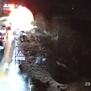 Colle di Tenda, lato francese - immagine della webcam di inforoutes06.fr