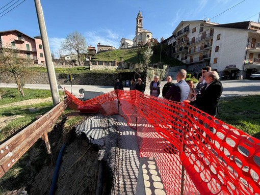 Sopralluogo del consigliere provinciale Pietro Danna su tre interventi finanziati nelle Valli Monregalesi Sopralluogo del consigliere provinciale Pietro Danna su tre interventi finanziati nelle Valli Monregalesi