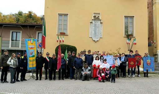 Partecipata cerimonia per il IV novembre a San Michele Mondovì