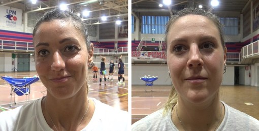 Volley femminile: allenamento congiunto per Cuneo e Mondovì, le impressioni delle capitane Signorile e Grigolo (Video)