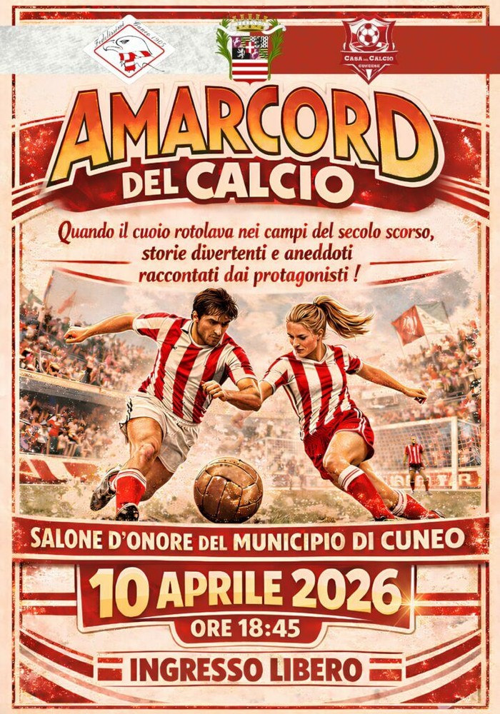 “Amarcord del calcio” a Cuneo organizzato dai Fedelissimi Cuneo 1905 affiliati Acli. “Amarcord del calcio” a Cuneo organizzato dai Fedelissimi Cuneo 1905 affiliati Acli.