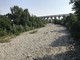 Il fiume Stura a Cuneo è ormai in secca