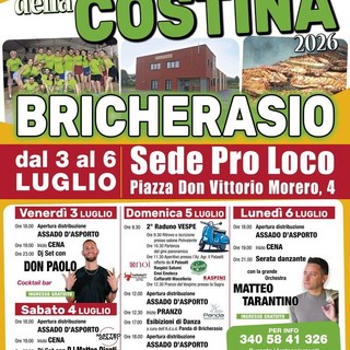 Si accendono le griglie e parte la musica: a Bricherasio è in arrivo la Sagra della Costina