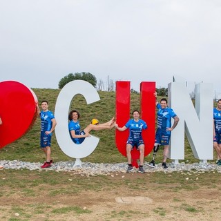 La squadra di Cuneo che parteciperà al campionato di serie A di sitting Volley (Foto Cuneo Volley)