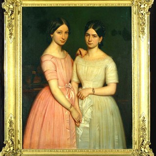 Le sorelle Milanollo in un quadro del Museo Civico di Savigliano
