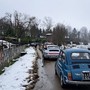 Maltempo e neve non scoraggiano i radunisti del "Safari d'epoca"