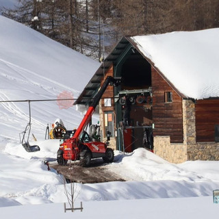 Seggiovia di Argentera, al via i lavori nonostante neve e gelo: obiettivo consegna a luglio [VIDEO]
