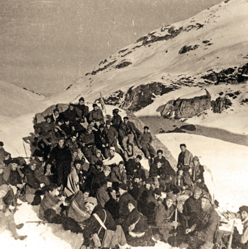 Un'immagine tratta dall'opuscolo "Sentieri di libertà"