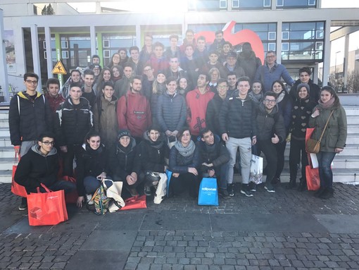 Studenti dell'Arimondi-Eula di Savigliano alla fiera Klimahouse di Bolzano