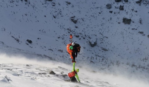 Foto dalla pagina Facebook del Soccorso Alpino