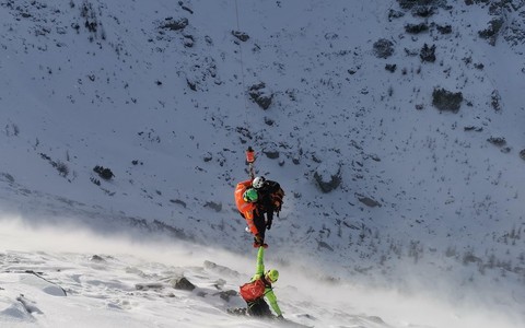 Foto dalla pagina Facebook del Soccorso Alpino