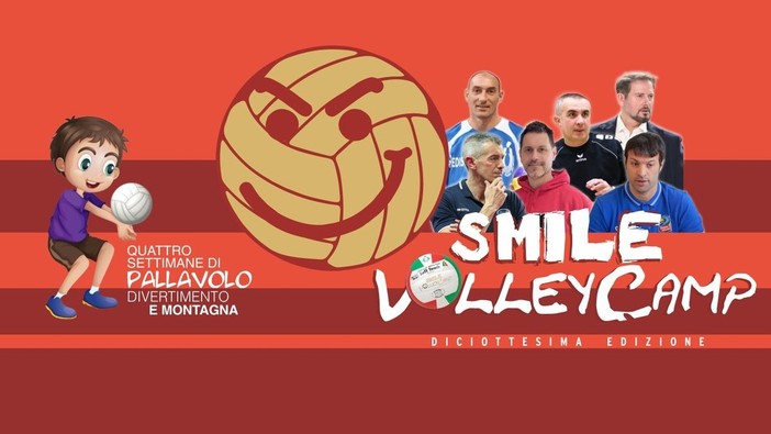 Tutto pronto per lo Smile Volley Camp, che quest'anno diventa maggiorenne, essendo arrivato all'edizione numero 18!!!
