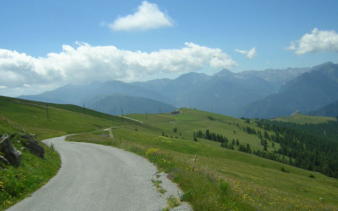 La strada del Colle di Sampeyre