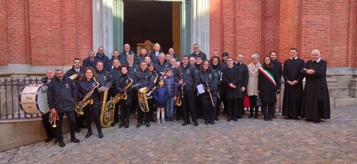 La banda musicale di Mondovì ha festeggiato Santa Cecilia [FOTO]