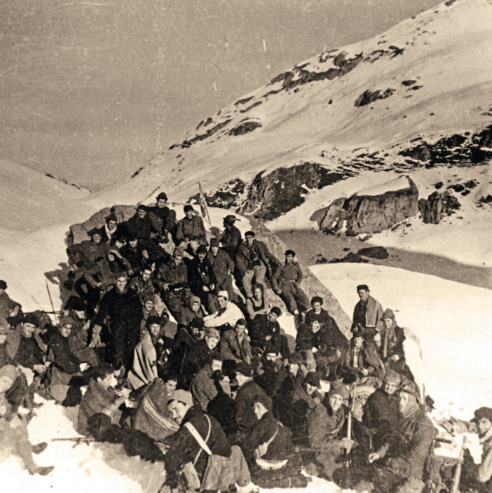 Un'immagine tratta dall'opuscolo "Sentieri di libertà"