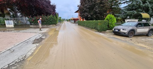 Strada Osteria: danni da allagamento dopo un forte temporale
