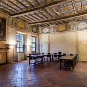 La sala del Consigli comunale a Cherasco