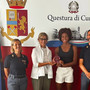 "Esempio di talento, impegno e determinazione": i complimenti del questore a Sara Curtis "Esempio di talento, impegno e determinazione": i complimenti del questore a Sara Curtis
