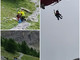 Scivola e si infortuna sul sentiero verso il bivacco Bonelli in Valle Maira: intervento del soccorso alpino