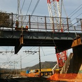 Cavalcaferrovia di San Michele Mondovì: iniziati i lavori di rimozione del vecchio impalcato