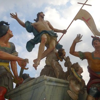 Cristo risorto, chiesa dei Battuti Bianchi, a Bra