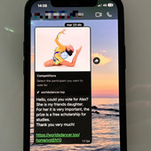 Il messaggio truffa ricevuto dalla nostra redazione