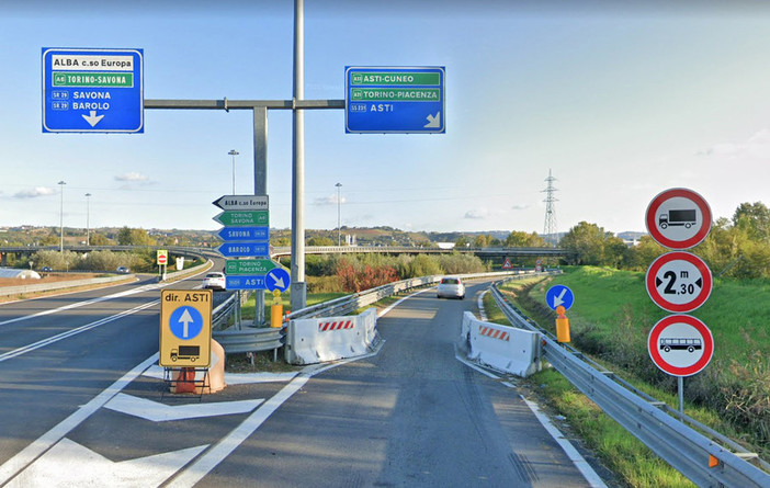 Tangenziale di Alba, annunciata per domani la riapertura alle auto della rampa in direzione Asti